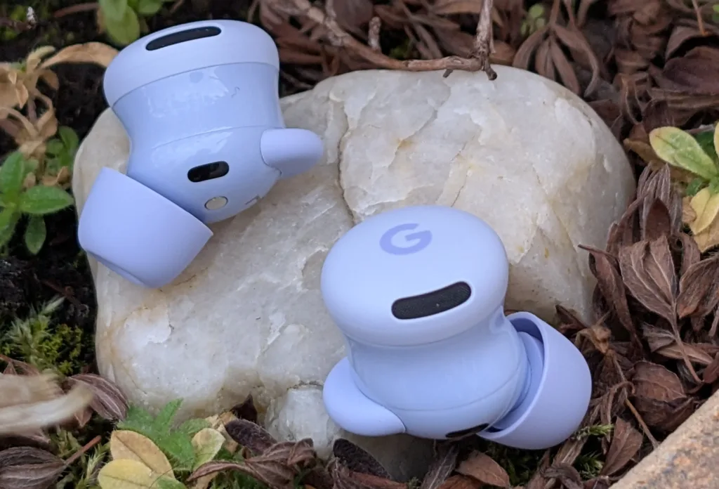 google pixel buds 2a iris na kameni konstrukce sluchatek
