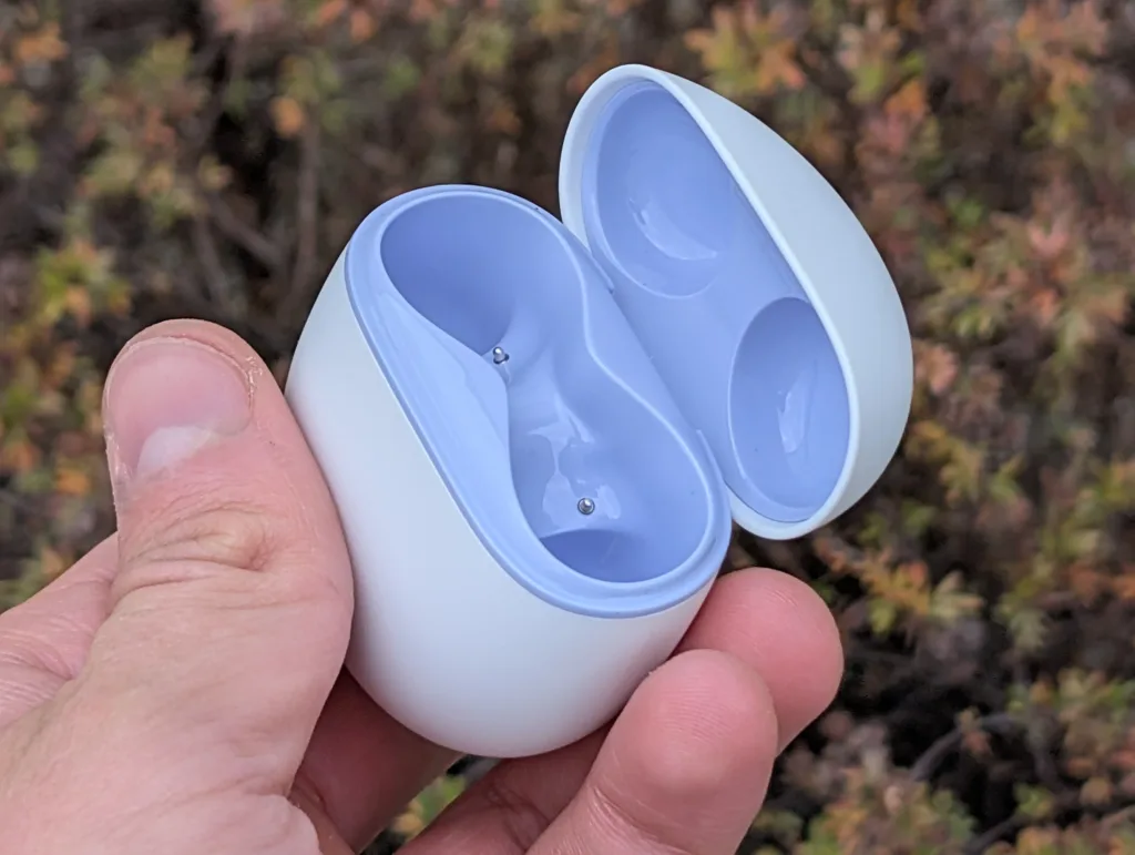google pixel buds 2a krabicka kontakty