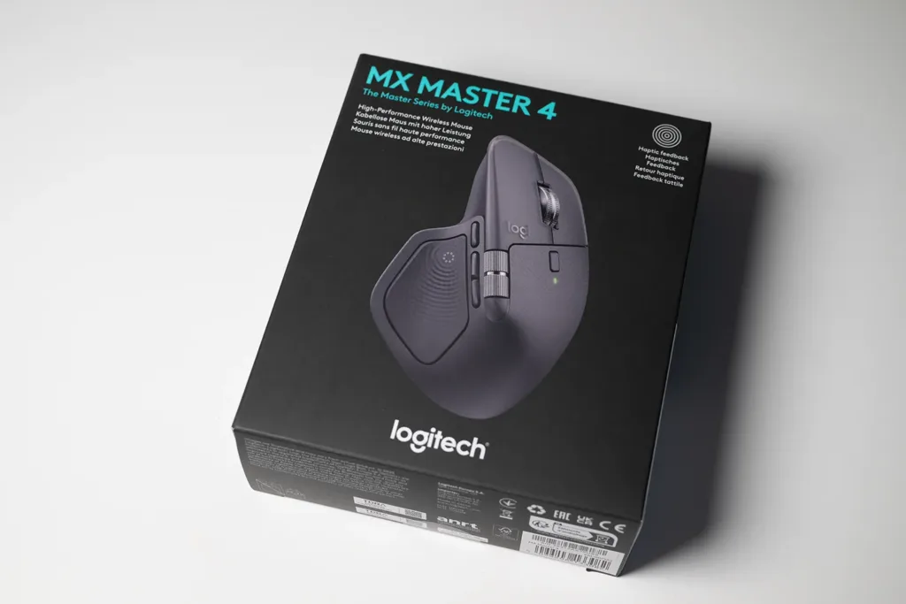 Logitech MX Master 4, krabice