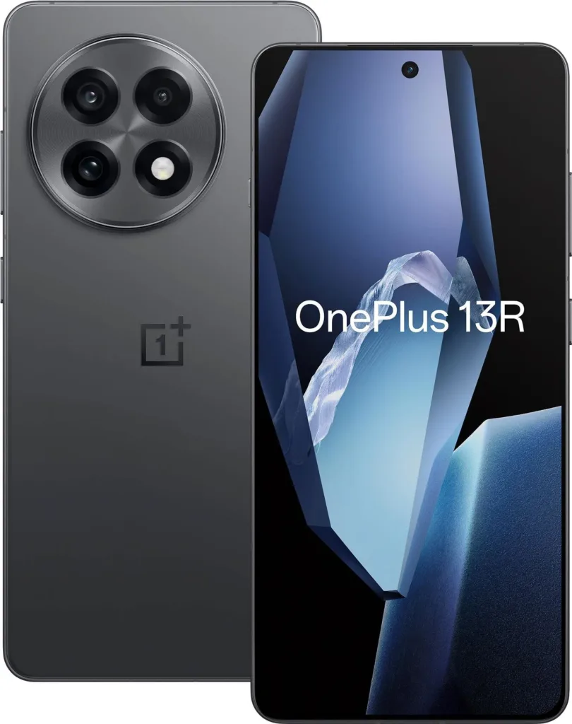 oneplus 13r cerna render displej zadni strana