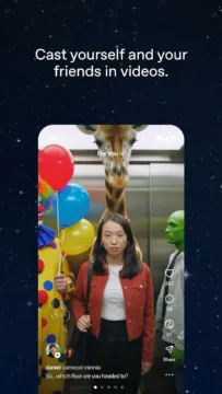 openai sora aplikace screenshot cast yourself