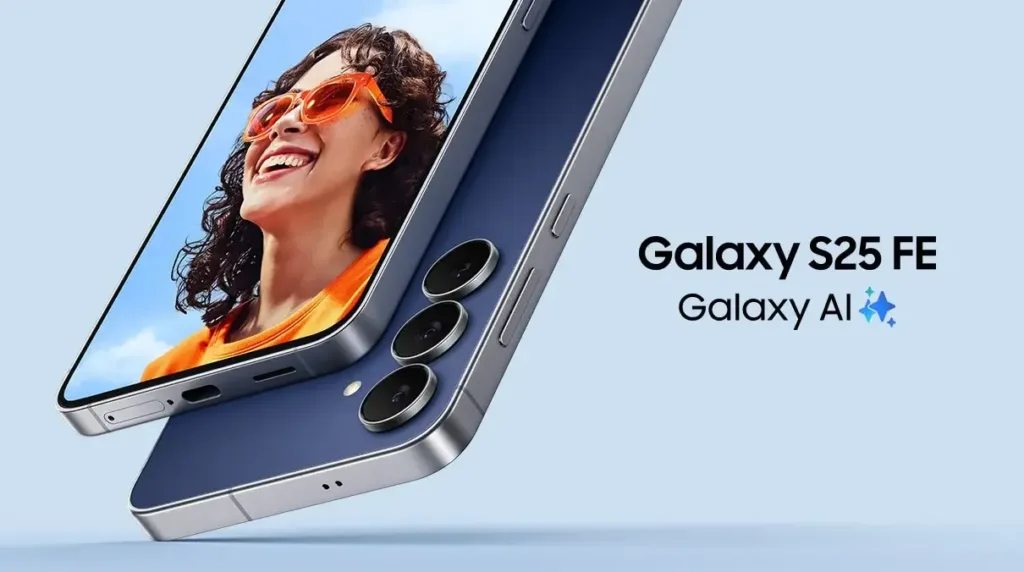 samsung galaxy s25 fe modra hlavni nahled