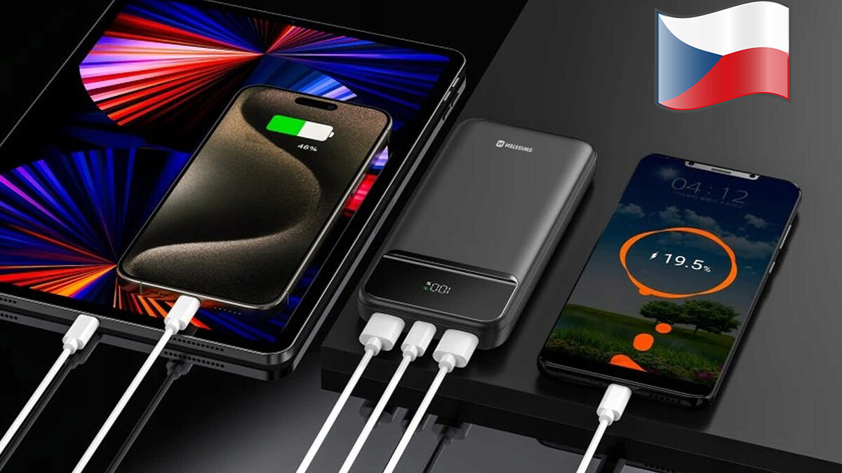 Obří powerbanka za 741 Kč nabije telefon až 6× a má LED displej. Běžně stojí přes tisícovku