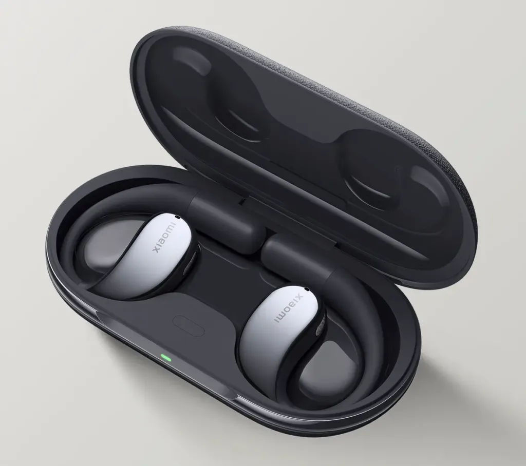 xiaomi openwear stereo bezova cerna otevrena krabicka