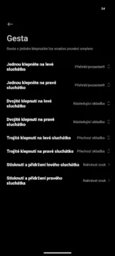xiaomi openwear stereo pro gesta aplikace