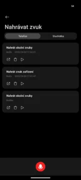xiaomi openwear stereo pro nahravat zvuk aplikace nahravky