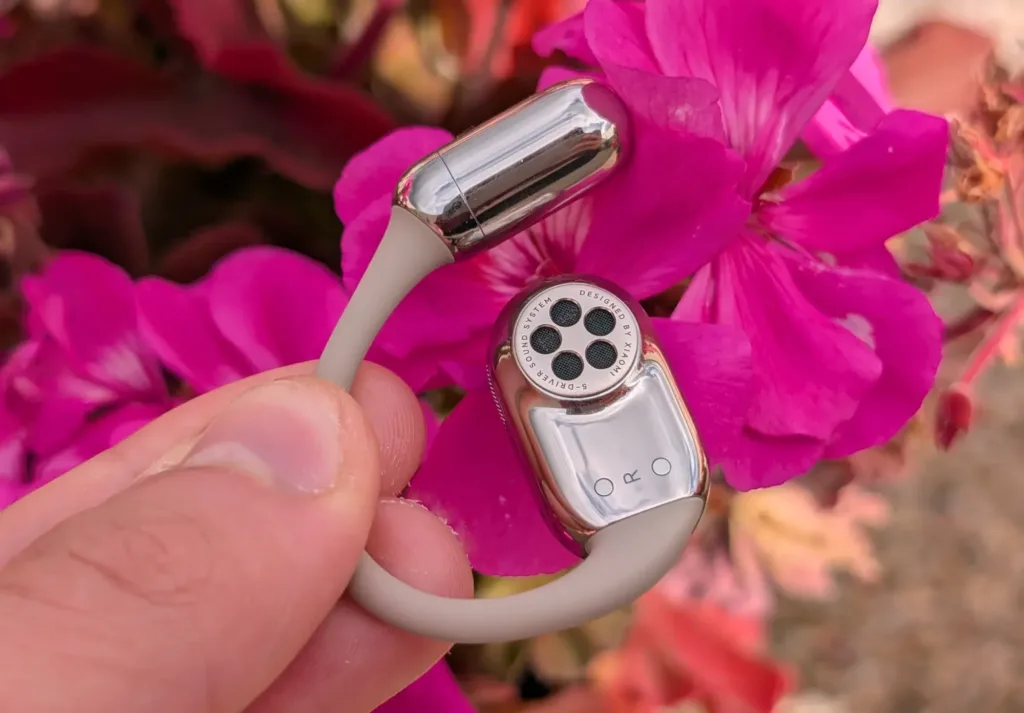 xiaomi openwear stereo pro sluchatko nad kvetem