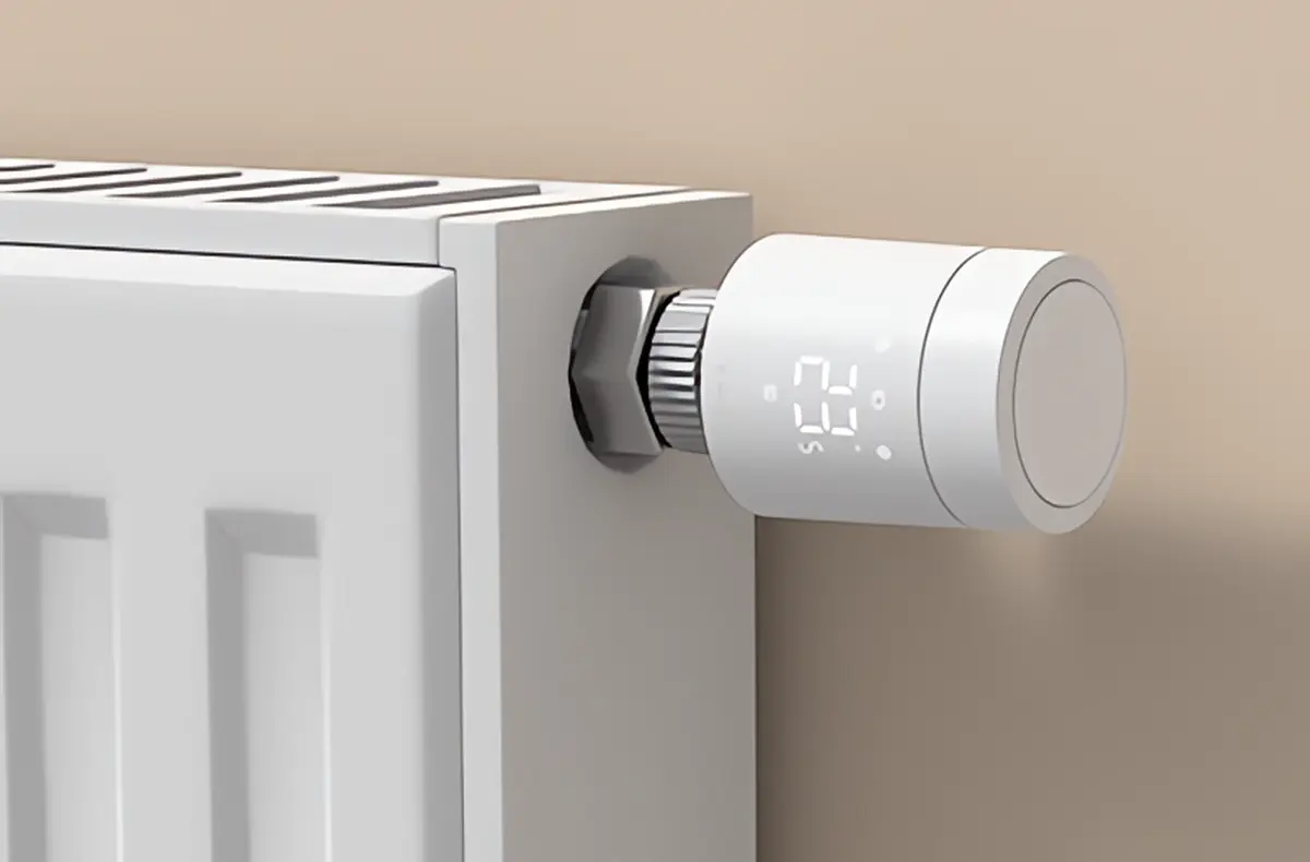 AQARA Radiator Thermostat W600 na radiatoru