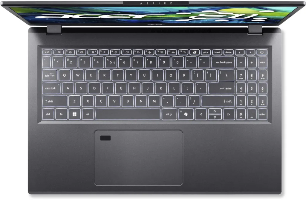 Acer Aspire 15 klavesnice