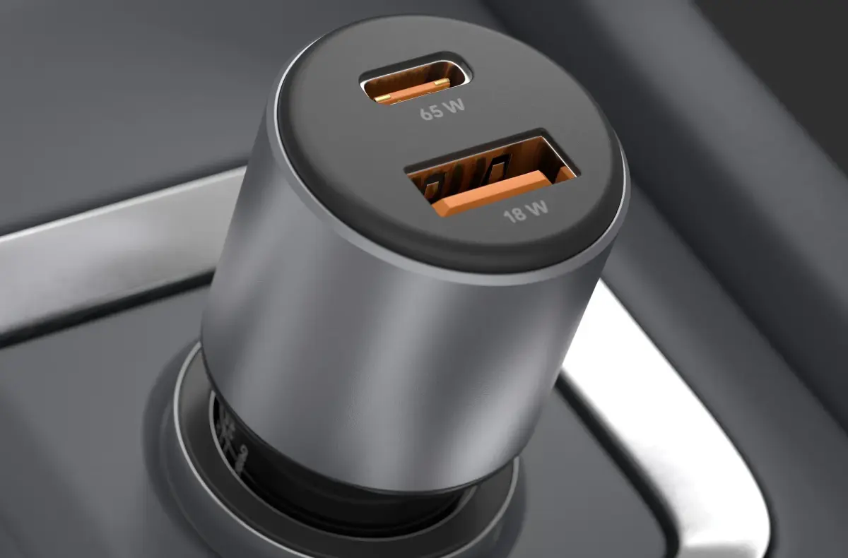 AlzaPower Car Charger P540 zapojena