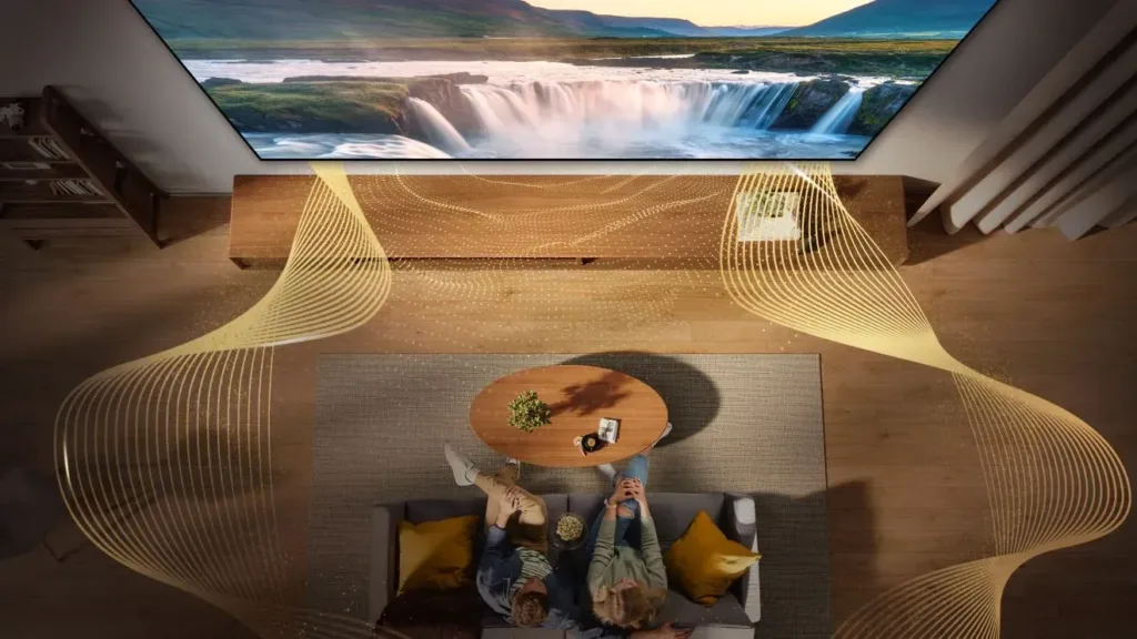 Hisense 98E7Q dolby atmos zvuk ilustrace