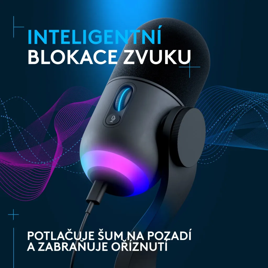 Logitech G Blue Yeti GX Dynamic RGB nastaveni