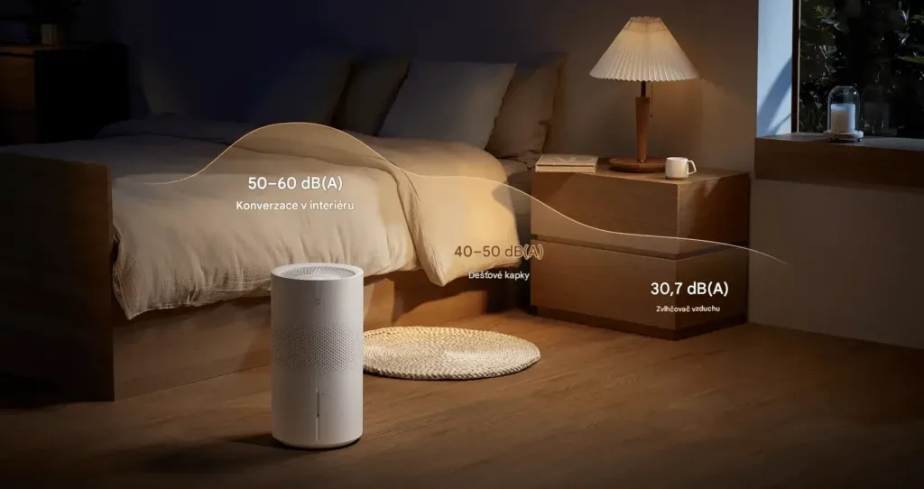 Mijia Smart Evaporative Humidifier Pro hlucnost