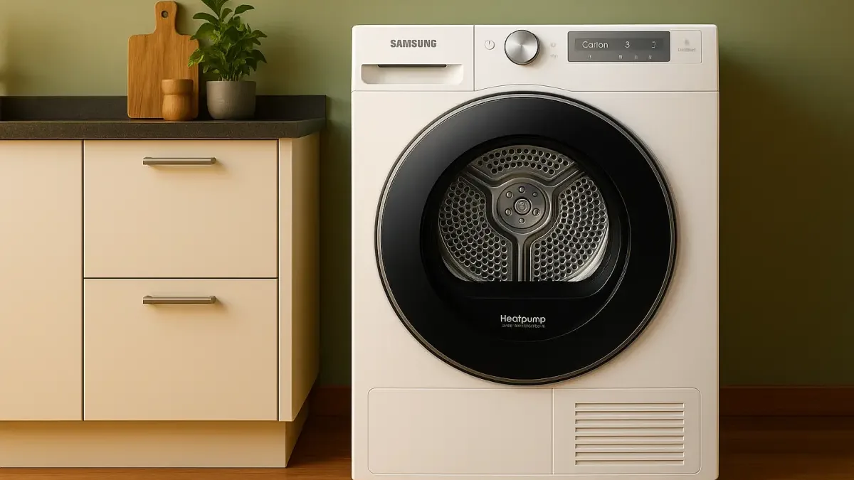 Chytrou sušičku Samsung teď opět pořídíte v akci. Zláká AI funkcemi, schopnost likvidovat bakterie a režim rychlého sušení