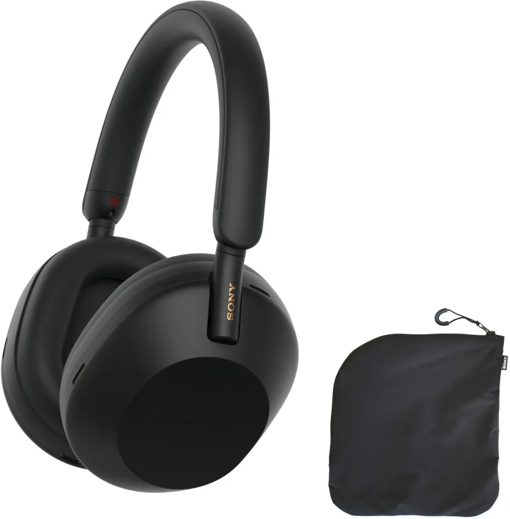 Sony Noise Cancelling WH 1000XM5SA render sluchatka pouzdro