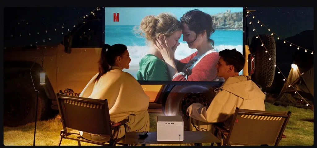 WANBO DaVinci 1 Pro sledovani netflixu