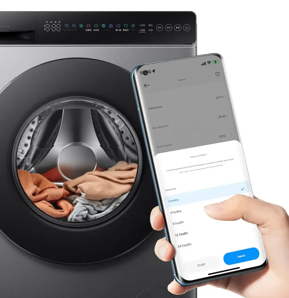 Xiaomi Mijia Washing Machine 12kg propojeni s mobilem preklad