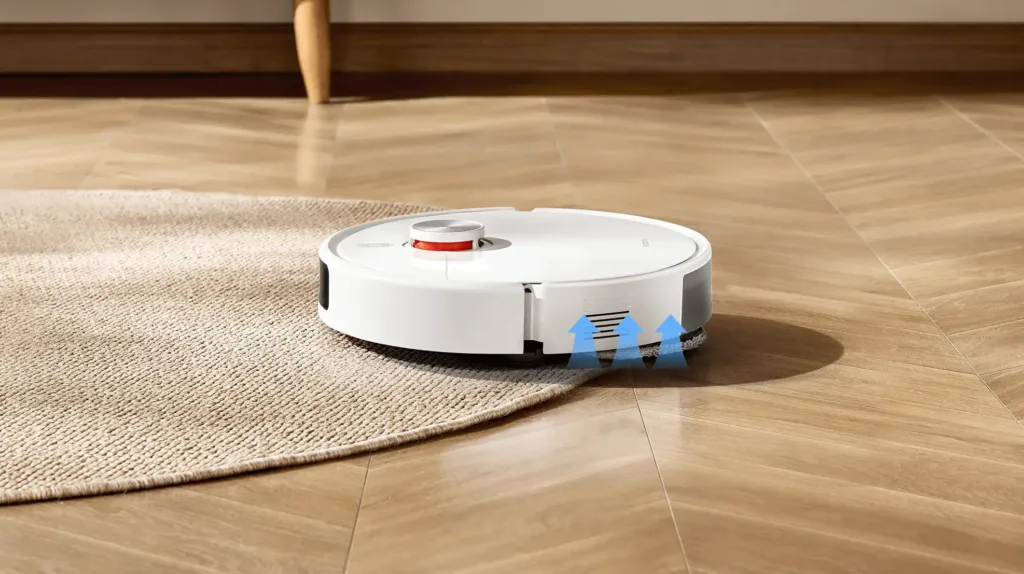 Xiaomi Robot Vacuum S40 Pro detekce kobercu