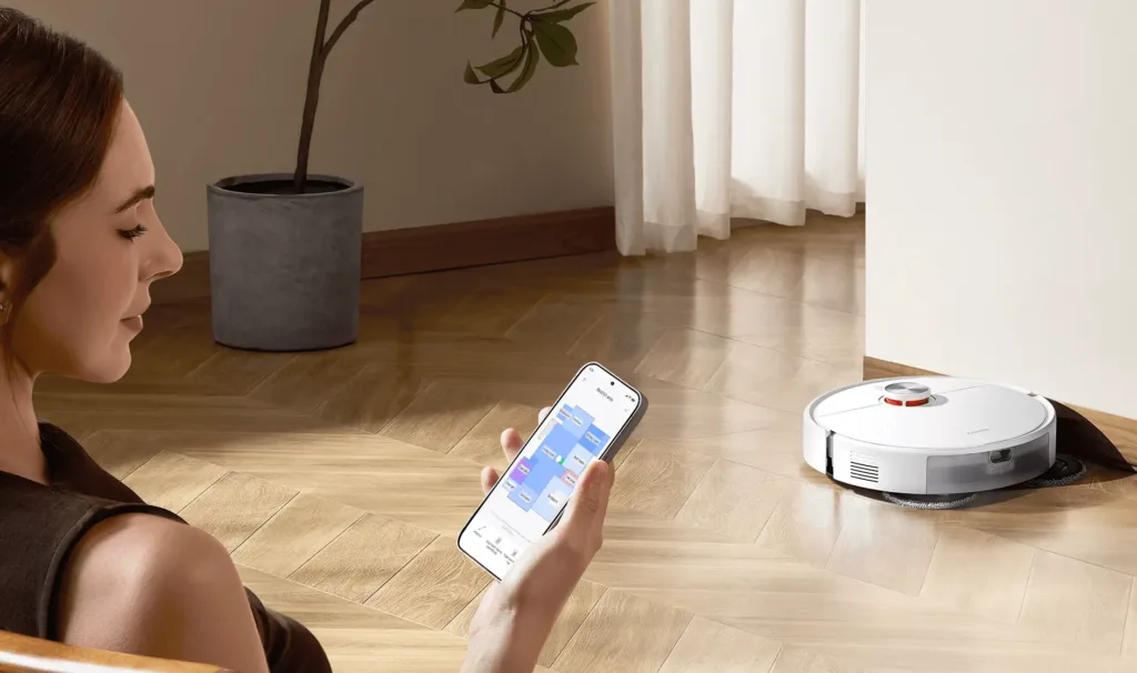 Xiaomi Robot Vacuum S40 Pro propojeni s telefonem