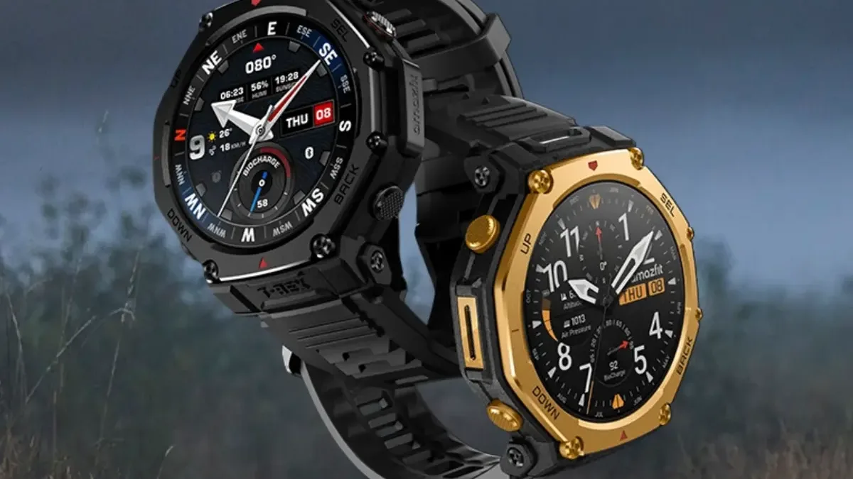 Amazfit T-Rex 3 Pro citelně zlevnily. Mají super výdrž, vysokou odolnost a integrovanou LED svítilnu