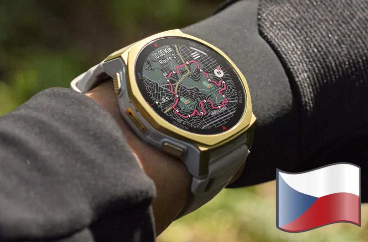 amazft t rex 3 pro 44mm na ruce cyklisty