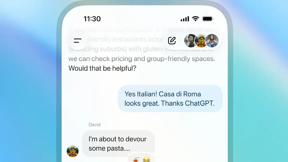 ChatGPT přináší nový způsob, jak spolupracovat s AI ve více lidech. Skupinové chaty se možná budou hodit i vám