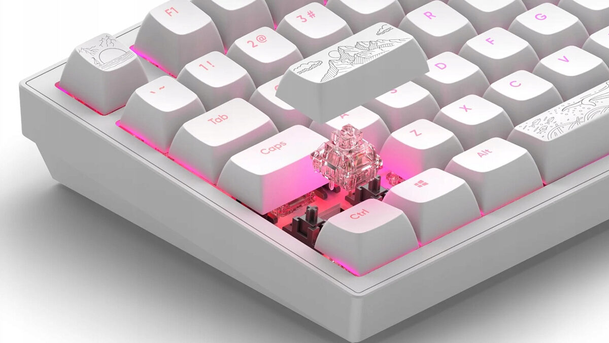 Kompaktní hliníková klávesnice Dark Project zlevnila na minimum! Má lubrikované spínače a RGB