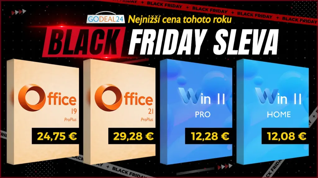 godeal black friday slevy office win11 listopad 2025