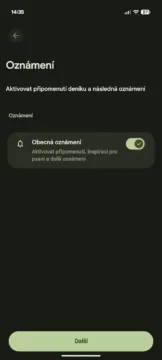 google denik oznameni