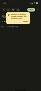 google denik pridat obsah