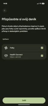 google denik synchronizace