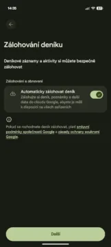 google denik zalohovani