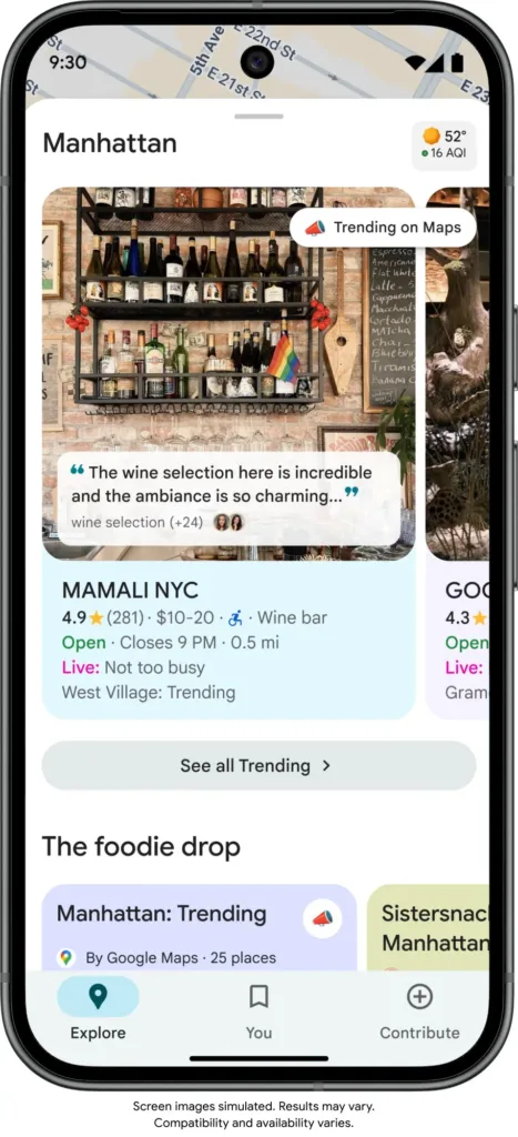 mapy google trendy podniky
