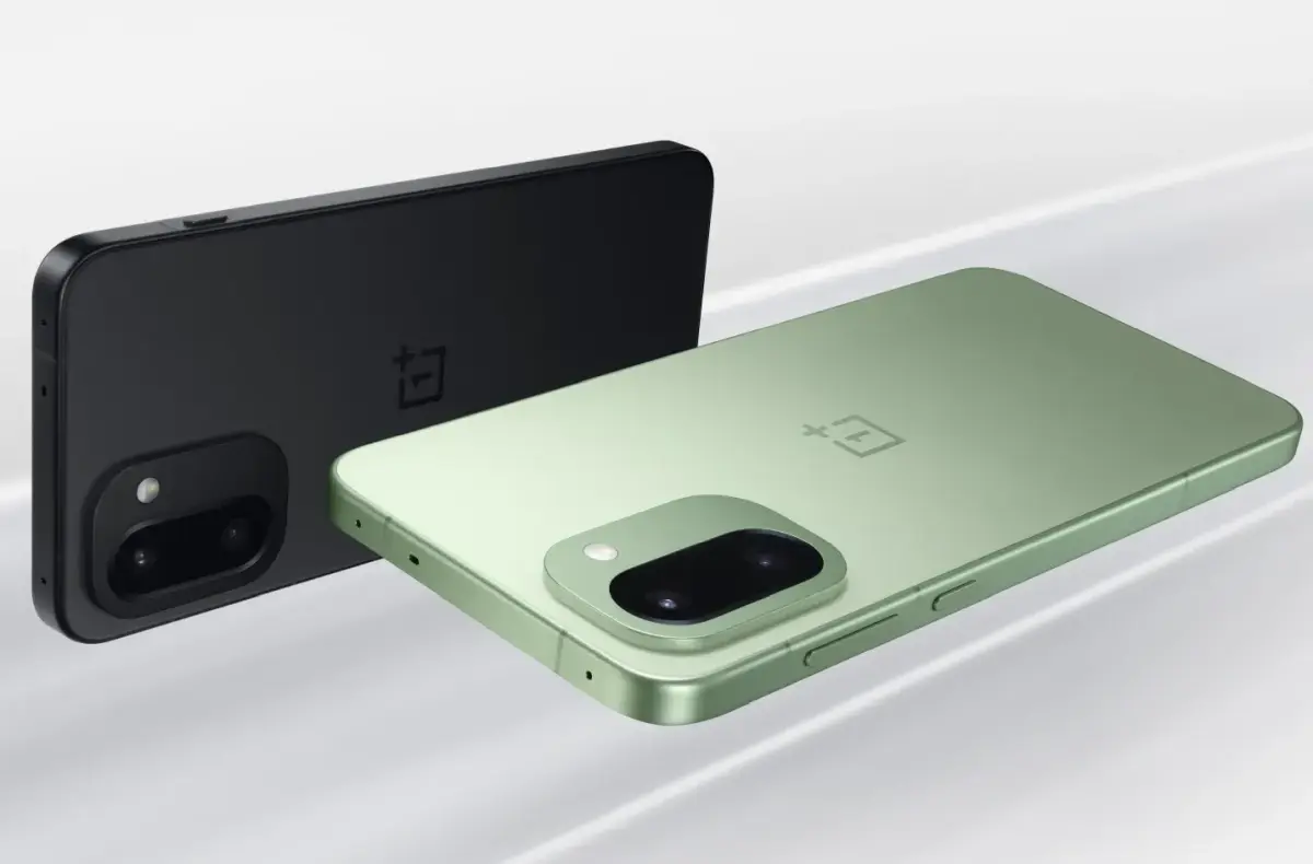 oneplus 15r cerna zelena na stribrnem pozadi oficialni