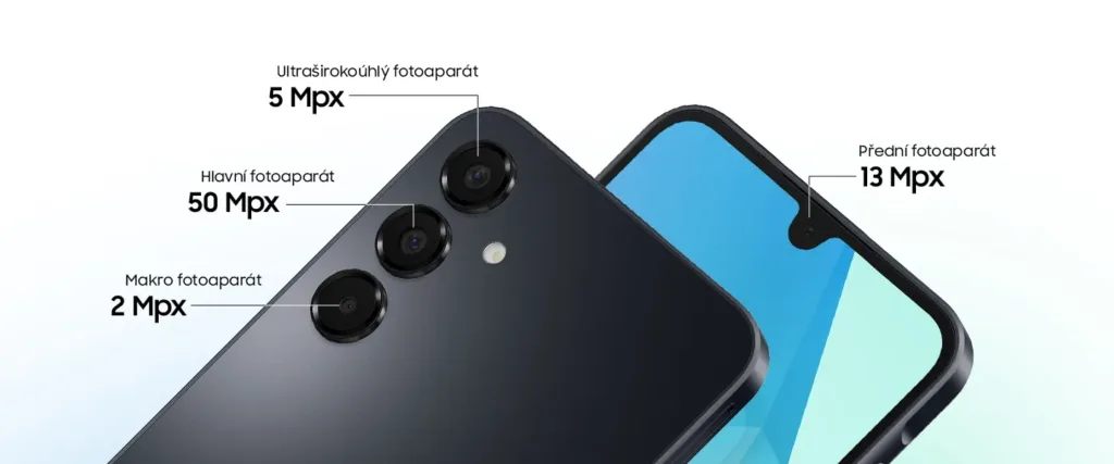 samsung galaxy a16 lte fotoaparaty popis