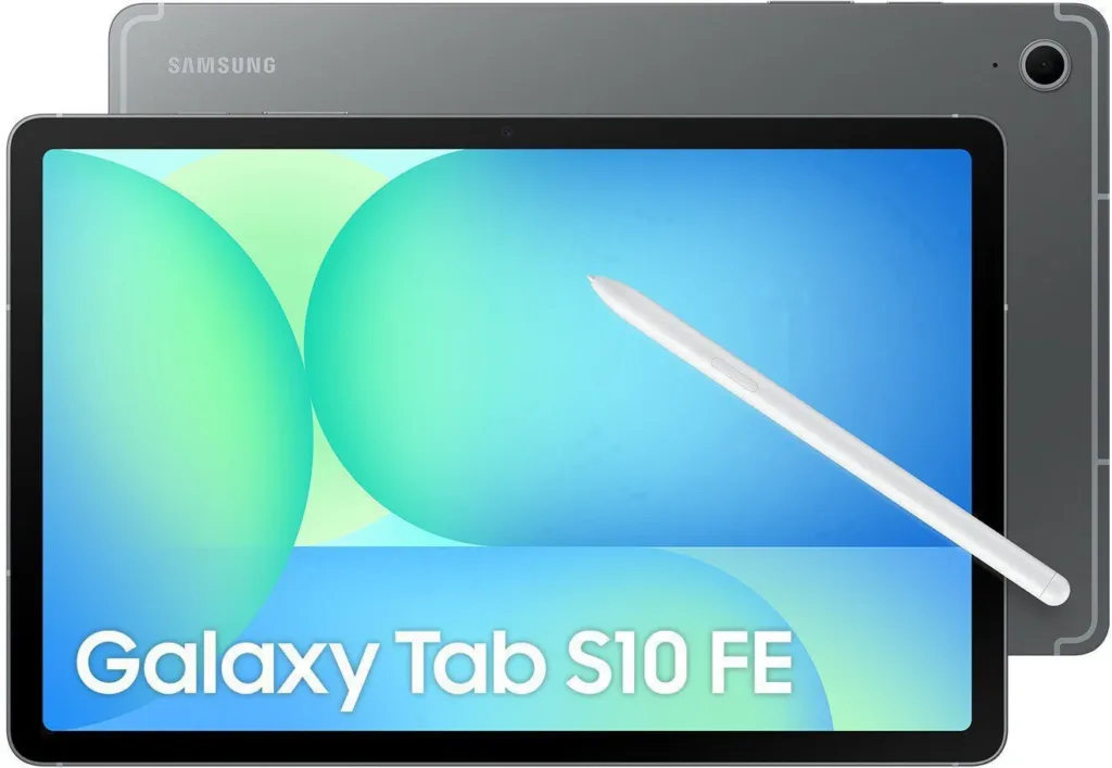 samsung galaxy tab s10 fe render predni zadni strana stylus
