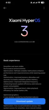 xiaomi poco x7 hyperos 3 aktualizace