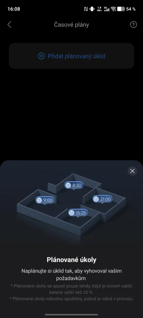 Aplikace Roborock 11