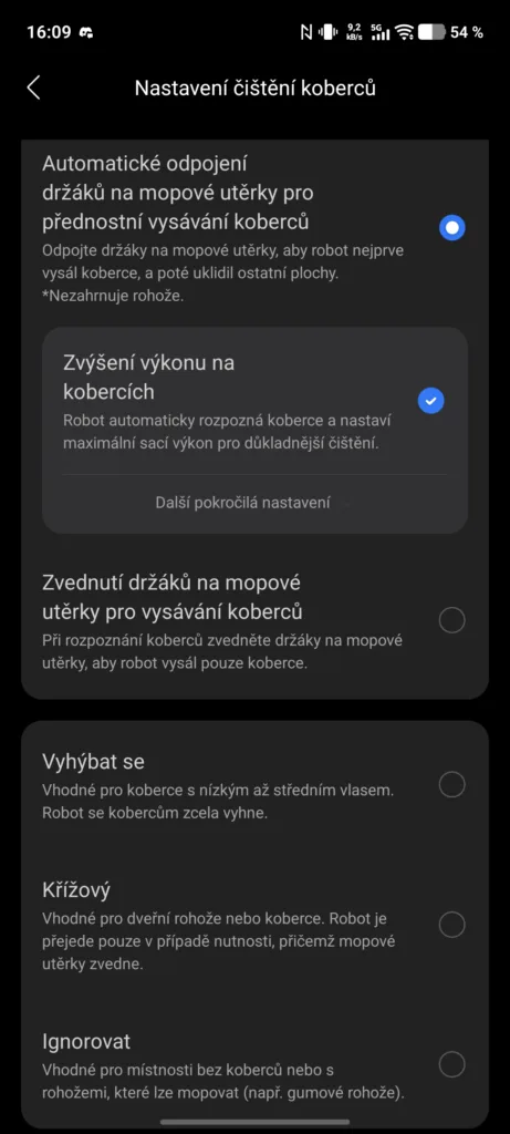 Aplikace Roborock 14