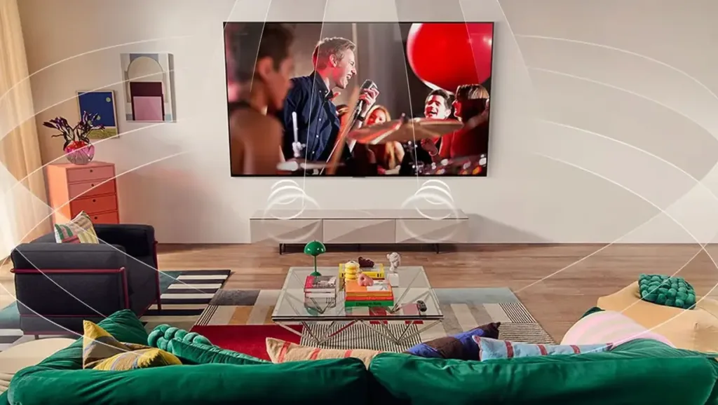 LG OLED77B56 zvuk ilustrace
