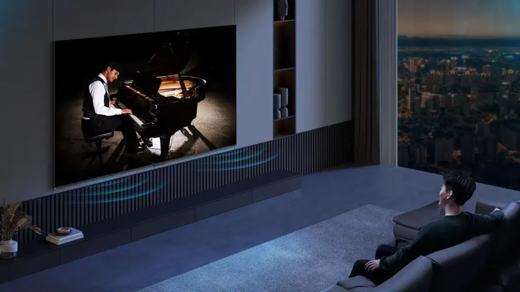 TCL 55T8C onkyo zvuk ilustrace