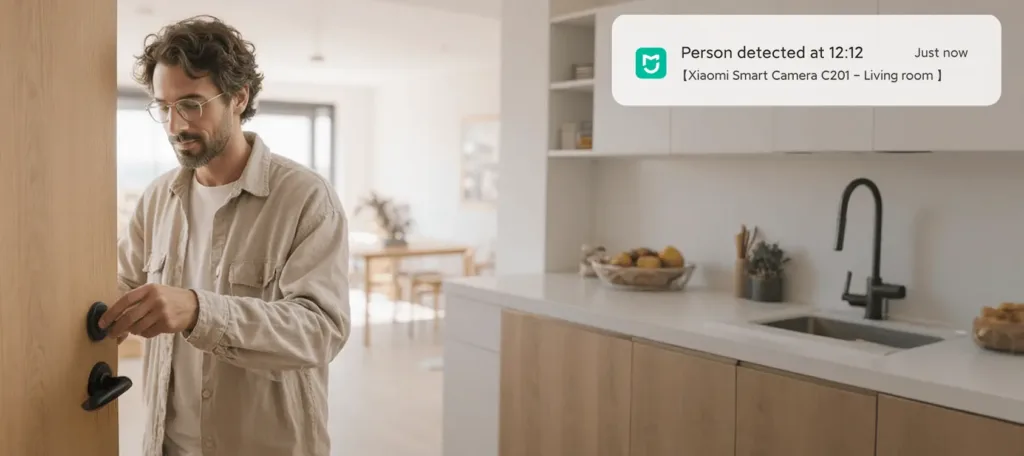 Xiaomi Smart Camera C201 detekce osob