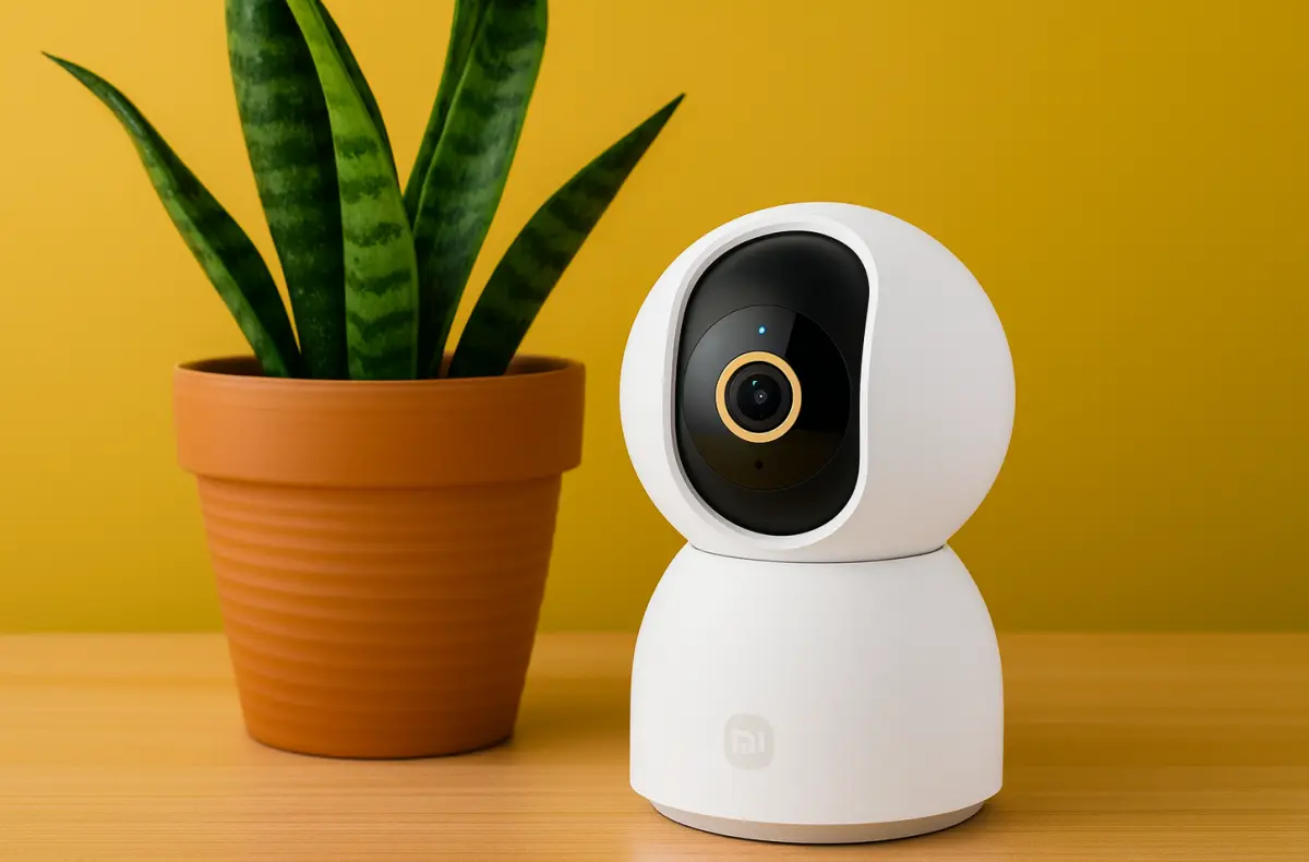 Xiaomi Smart Camera C500 u kvetinace