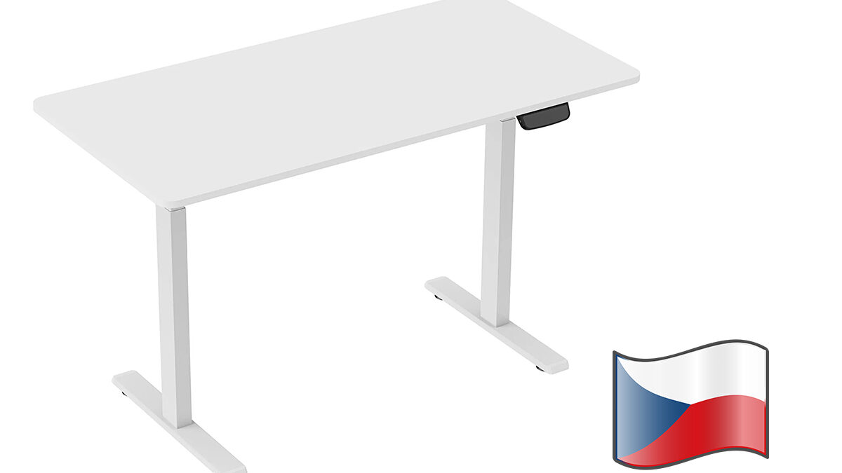 Výškově nastavitelný stůl AlzaErgo nikdy nebyl levnější! V balení je i pracovní deska