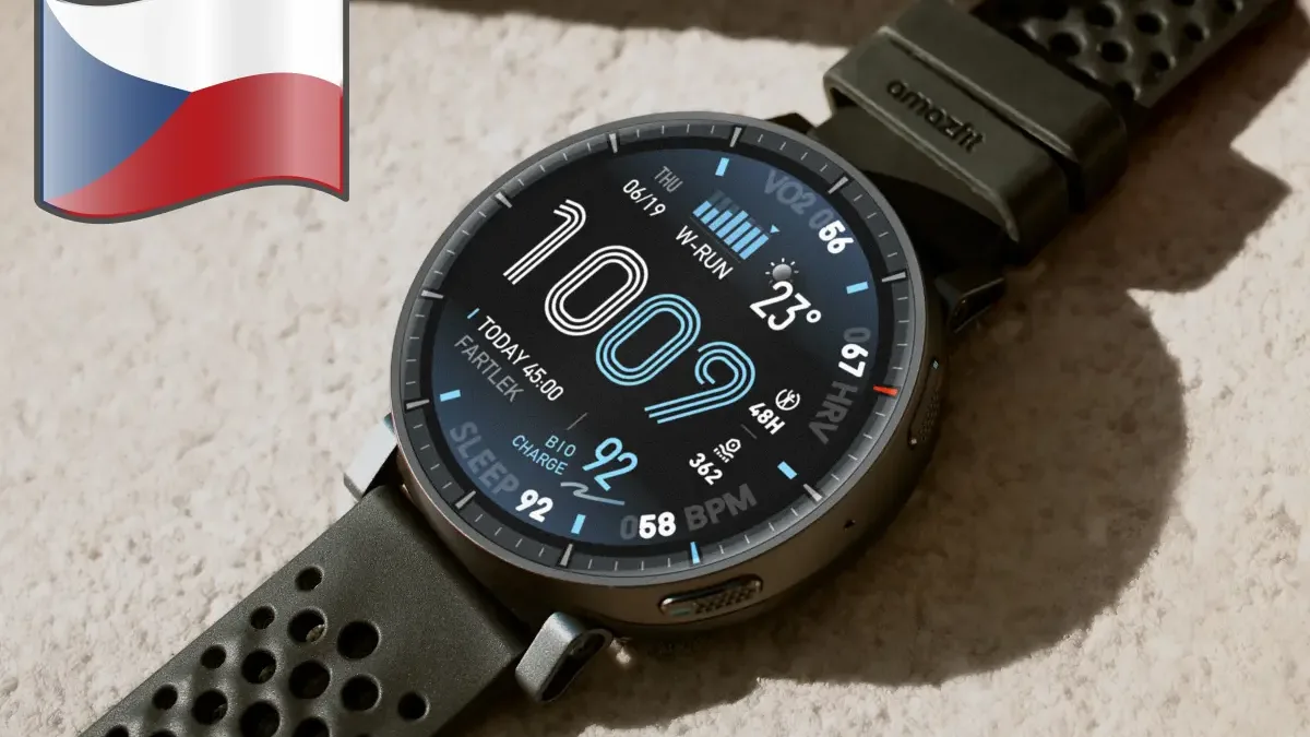 Amazfit Active Max přišly do Česka s velkým a jasným AMOLED displejem, offline mapami a podporou NFC