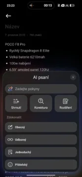 poco f8 pro hyperos 3 ai funkce 3