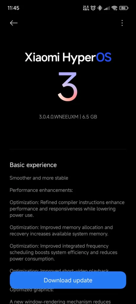 xiaomi 14t hyperos 3 aktualizace evropa