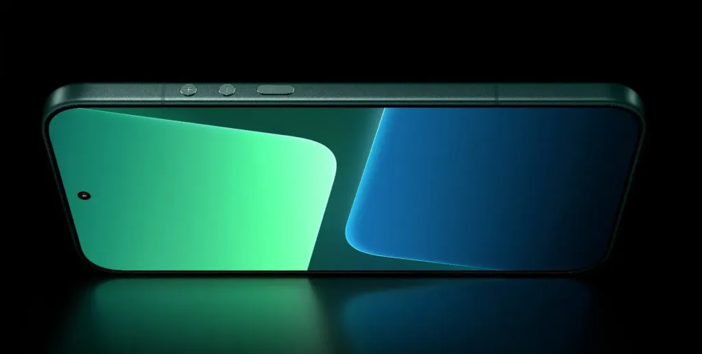 xiaomi 17 ultra zelena displej