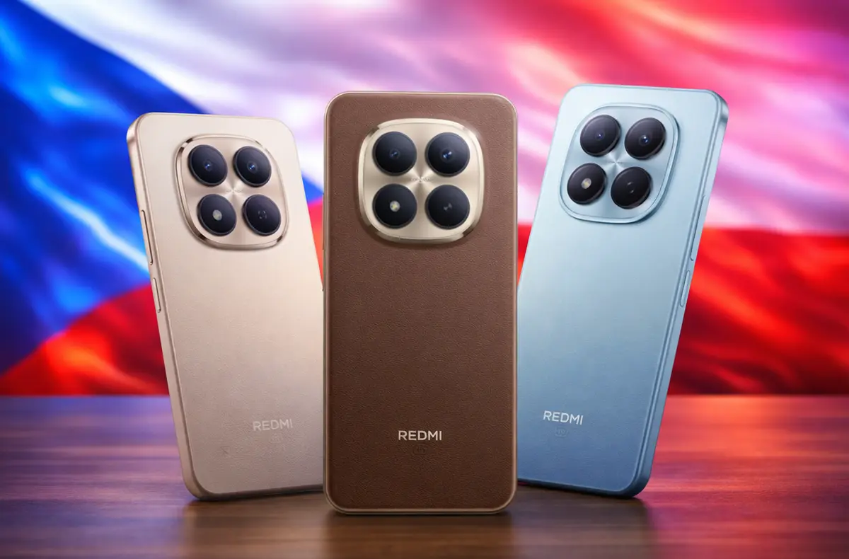 xiaomi redmi note 15 s ceskou vlajkou