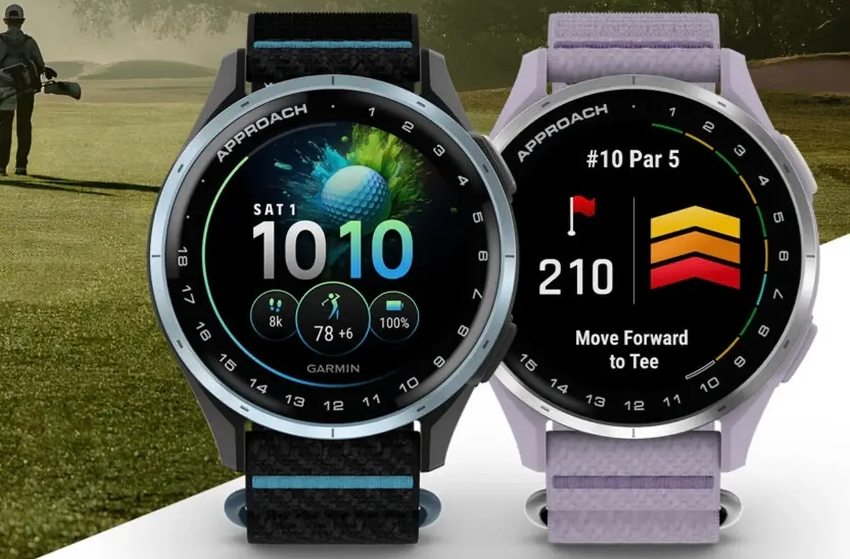 Garmin Approach J1 barevne varianty vedle sebe oficialni